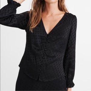 Madewell Daylight Top Black Dot